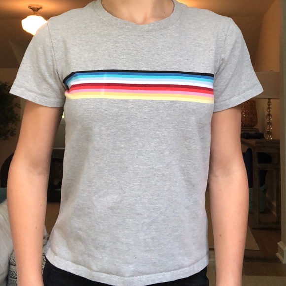 F21 Rainbow tee - Picture 2 of 3